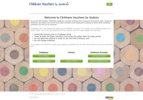 
                            2. Sodexo Childcare Vouchers