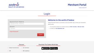 
                            1. Sodexo Merchant Portal Login