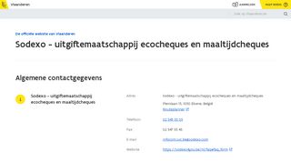 
                            9. Sodexo - uitgiftemaatschappij ecocheques en maaltijdcheques ...