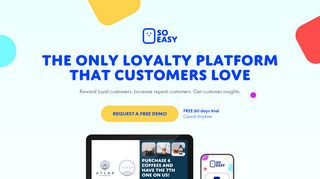 
                            8. SoEasy - The only loyalty rewards platform that customers love