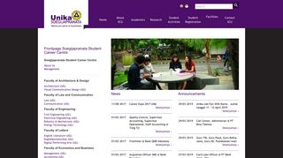 
                            7. Soegijapranata Student Career Centre - Unika Soegijapranata