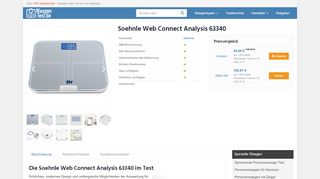 
                            8. Soehnle Web Connect Analysis 63340 im Test