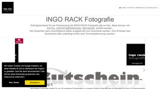 
                            11. Sofort- GUTSCHEINE INGO RACK Fotografie