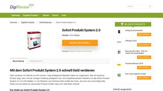 
                            6. Sofort Produkt System 2.0 Erfahrungen - DigiReview