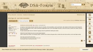 
                            3. Sofortiges Ab- nach dem Anmelden - DSA-Forum