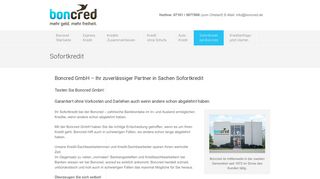 
                            2. Sofortkredit - Boncred Finanzvermittlungs GmbH