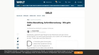 
                            7. Sofortüberweisung, Amazon Payments, Paypal: Vorteile & Nachteile ...