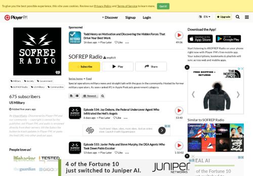 
                            10. SOFREP Radio podcast - Player FM