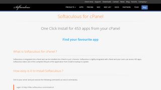 
                            2. Softaculous for cPanel