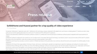 
                            11. SoftAtHome and Huawei partner for a top quality of video ...