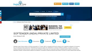 
                            7. SOFTENGER (INDIA) PRIVATE LIMITED - Company, directors and ...