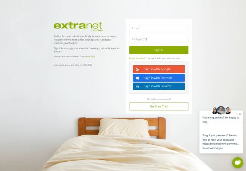 
                            7. Softinn Extranet: Sign In