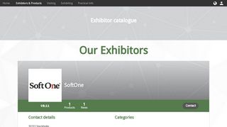 
                            13. SoftOne - Exhibitor catalogue / Elmässan Norr 2019, Umeå - Easyfairs