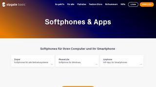 
                            1. Softphones & Apps für sipgate basic