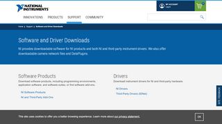 
                            7. Software and Driver Downloads - National Instruments