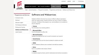 
                            4. Software and Webservices - Malmö University