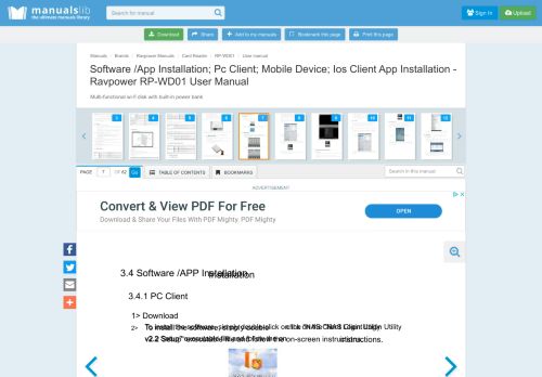 
                            4. Software /app Installation; Pc Client; Mobile Device; Ios Client App ...
