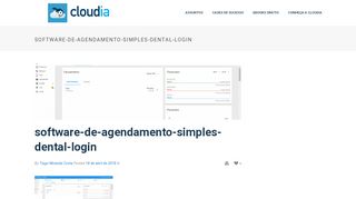 
                            3. software-de-agendamento-simples-dental-login | Cloudia