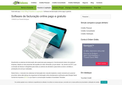 
                            5. software de facturação online pago e gratuito - NValores