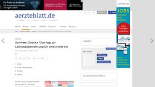 
                            6. Software: Debeka führt App zur Leistungsabrechnung für Versicherte ein