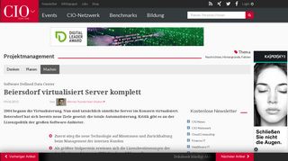 
                            8. Software Defined Data Center: Beiersdorf virtualisiert Server komplett ...