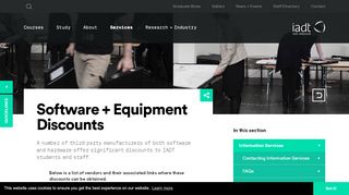 
                            9. Software + Equipment Discounts | IADT