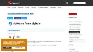 
                            11. Software firma digitale - Actainfo