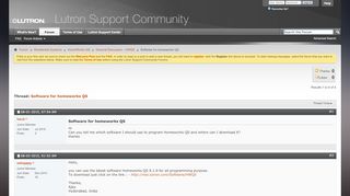 
                            4. Software for homeworks QS - Lutron Support Community