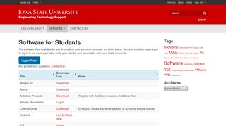 
                            13. Software for Students • Engineering Technology Support • Iowa State ...