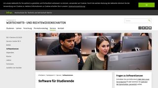 
                            3. Software für Studierende - Fachbereich 3 - HTW Berlin