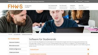 
                            13. Software für Studierende - FHWS - IT Service Center - Hochschule für ...