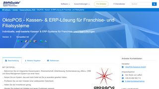 
                            2. Software: OktoPOS - Kassen- & ERP-Lösung für Franchise- und ...