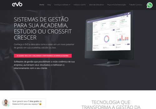 
                            6. Software para Academias - EVO - Sistema de gestão para academia ...