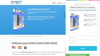 
                            2. Software para DVR H.264 (CMS H264) - Aprenda CTFV.com
