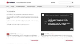 
                            9. Software | Produkte | KYOCERA Document Solutions