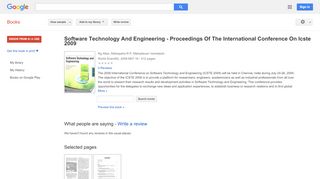 
                            12. Software Technology And Engineering - Proceedings Of The ... - Google বই ফলাফল