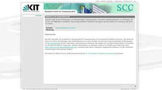 
                            5. Software und Campuslizenzen - KIT - SCC