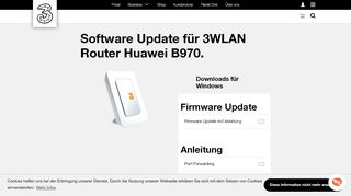 
                            6. Software Update für Huawei B970 | Drei.at