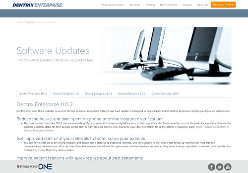 
                            11. Software Updates | Dentrix Enterprise