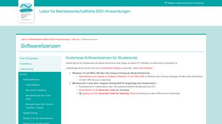 
                            9. Softwarelizenzen Beuth Hochschule