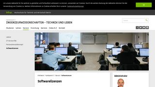 
                            2. Softwarelizenzen - Fachbereich 2 - HTW Berlin
