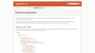 
                            4. SoftwareUpdates - Ubuntu Wiki