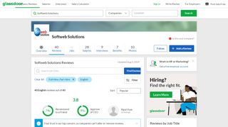 
                            9. Softweb Solutions Reviews | Glassdoor