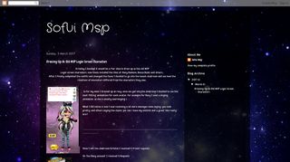 
                            13. Sofui Msp: Dressing Up As Old MSP Login Screen Characters