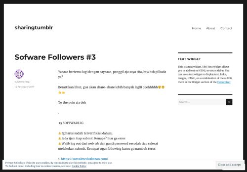 
                            6. Sofware Followers #3 – sharingtumblr