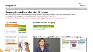 
                            3. Søg ungdomsuddannelse - Optagelse.dk
