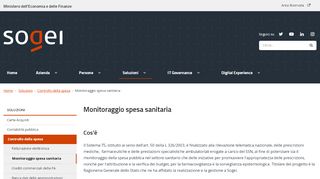 
                            10. SOGEI - Monitoraggio spesa sanitaria