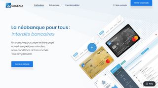 
                            2. Sogexia - Compte de Paiement et Carte Bancaire MasterCard Prépayée