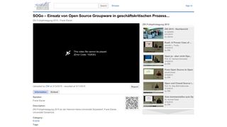 
                            9. SOGo – Einsatz von Open Source Groupware in ... - HHU Mediathek