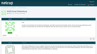 
                            10. SoGO Email Weiterleitung - Sonstige Anwendungen - netcup Kundenforum